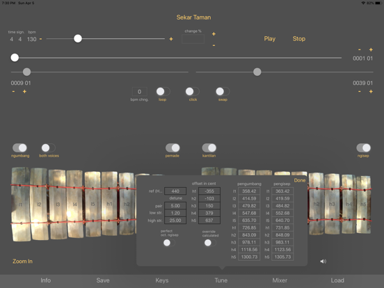 Screenshot #4 for Gamelan Gender lite