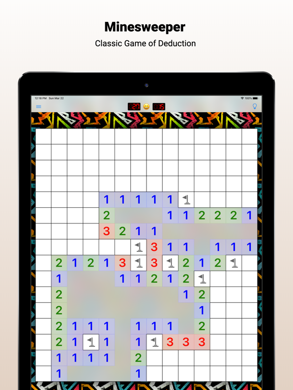 Minesweeper - Logic Puzzle iPad screenshot 1 - Games app