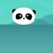 App for playing the game, where user needs to help panda jump on blocks