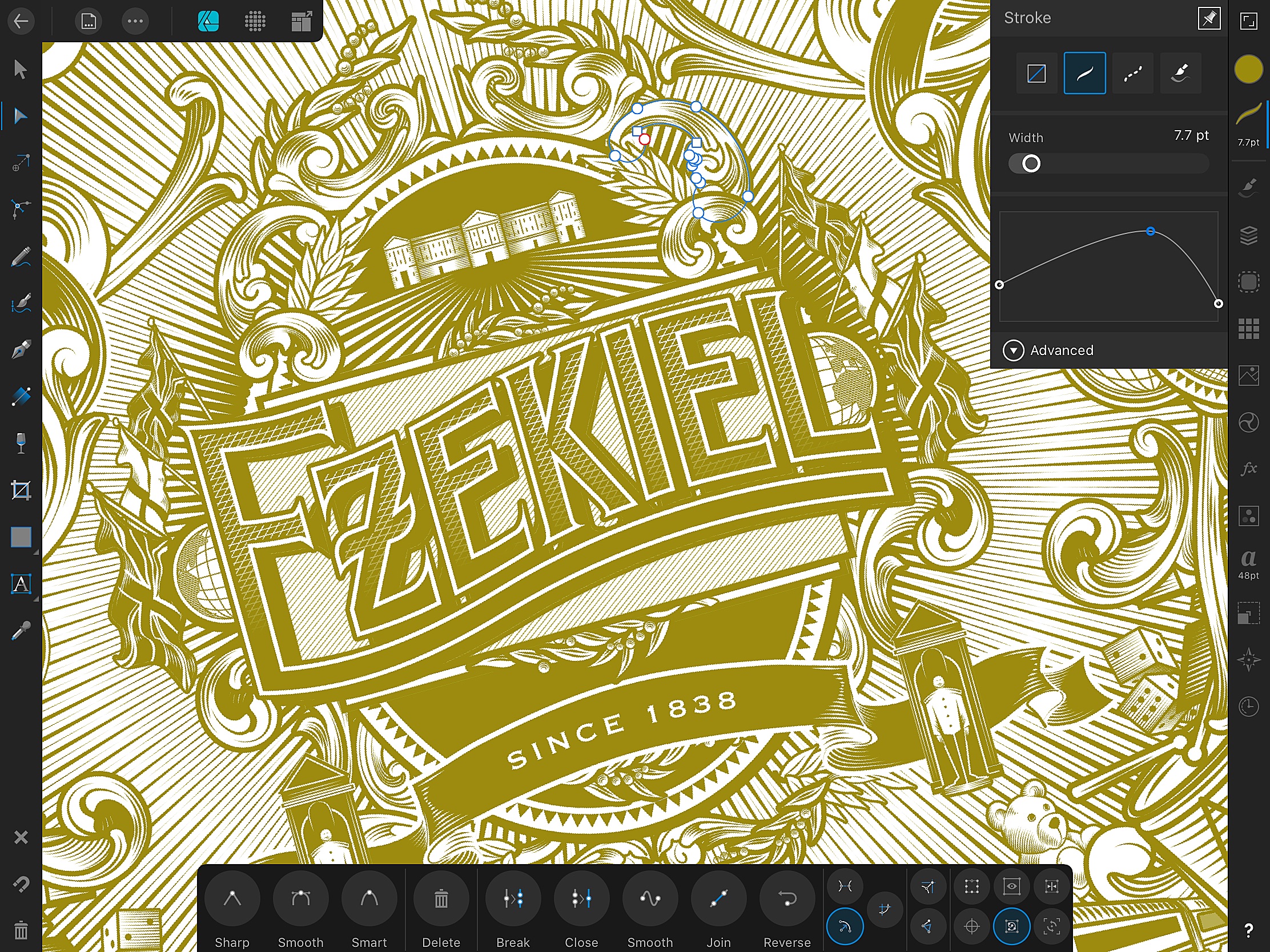 Screenshot do app Affinity Designer