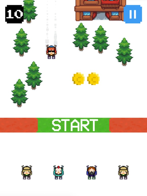 Screenshot #5 pour Retro Ski 3000