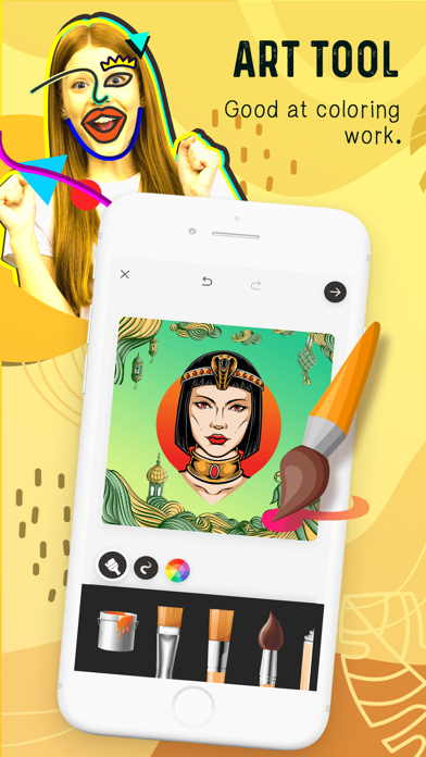 Screenshot #2 pour AvatarArt Color & Draw Profile