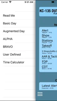 kc-135 duty day calc iphone screenshot 3