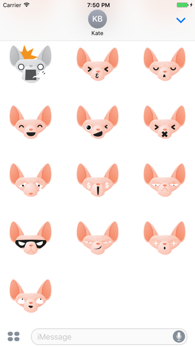 Screenshot #2 pour Sticker Me: Pink Dog