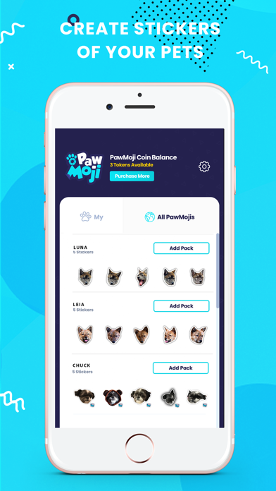Pet Stickers & Emojis: PawMoji Screenshot