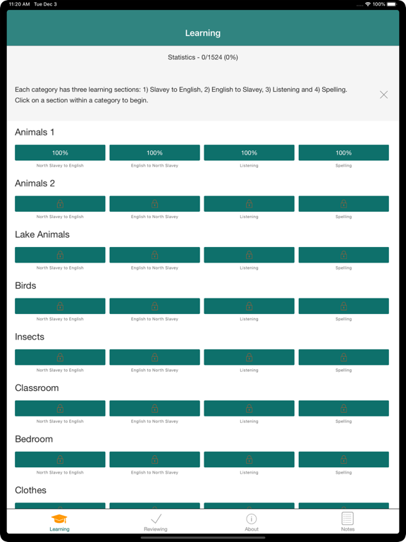 Screenshot #6 pour North Slavey Vocab Builder