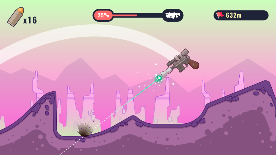 #6. GunSpin (iOS) 由: MiniJuegos.com