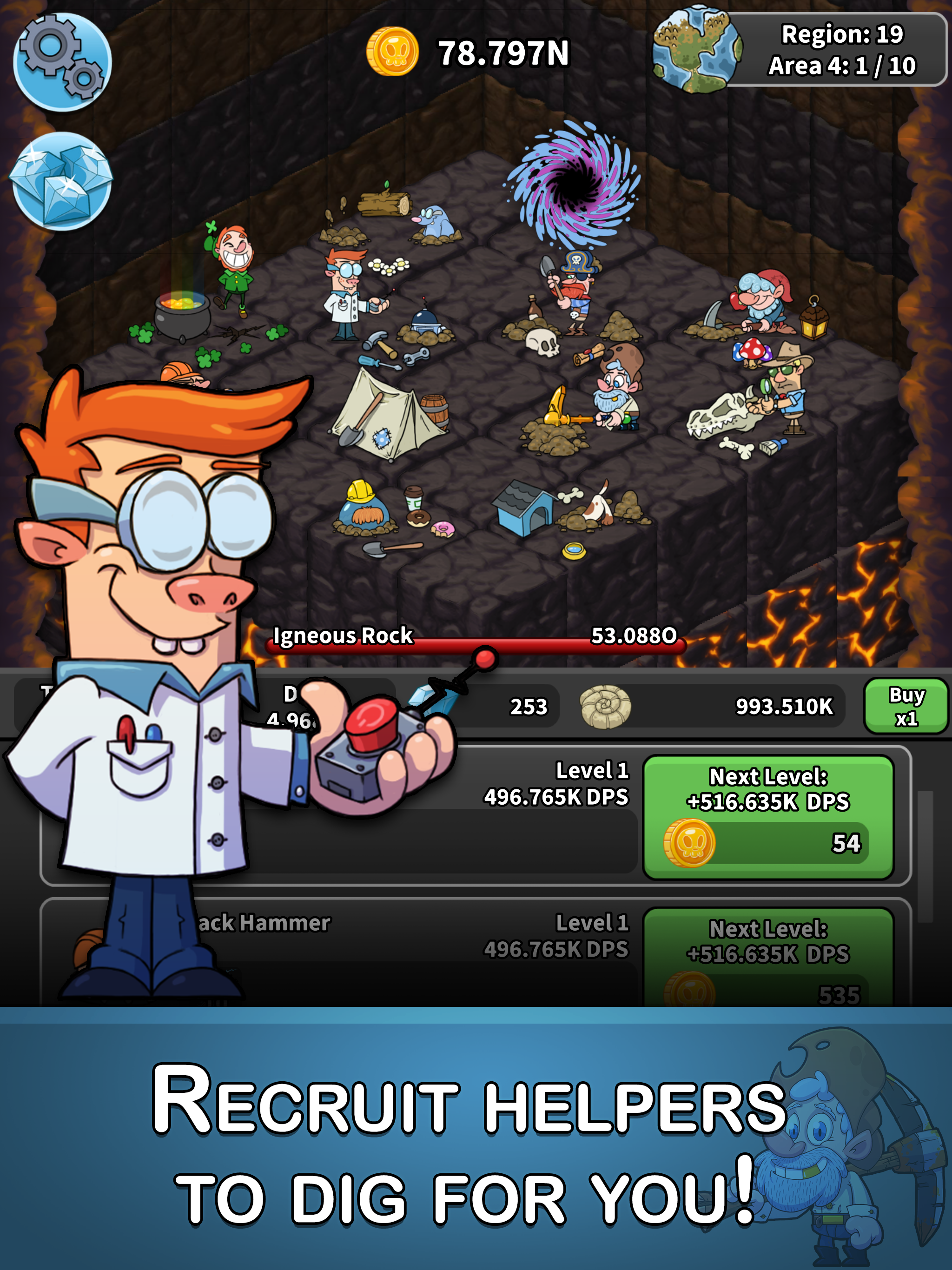 Tap Tap Dig - Idle Clicker screenshot 8