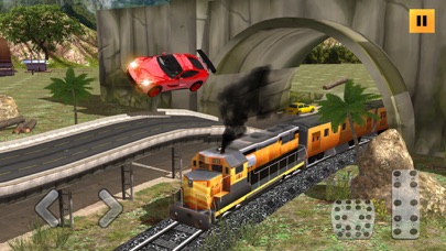 Screenshot #3 pour CoursesdevoituresVsTrainRacing