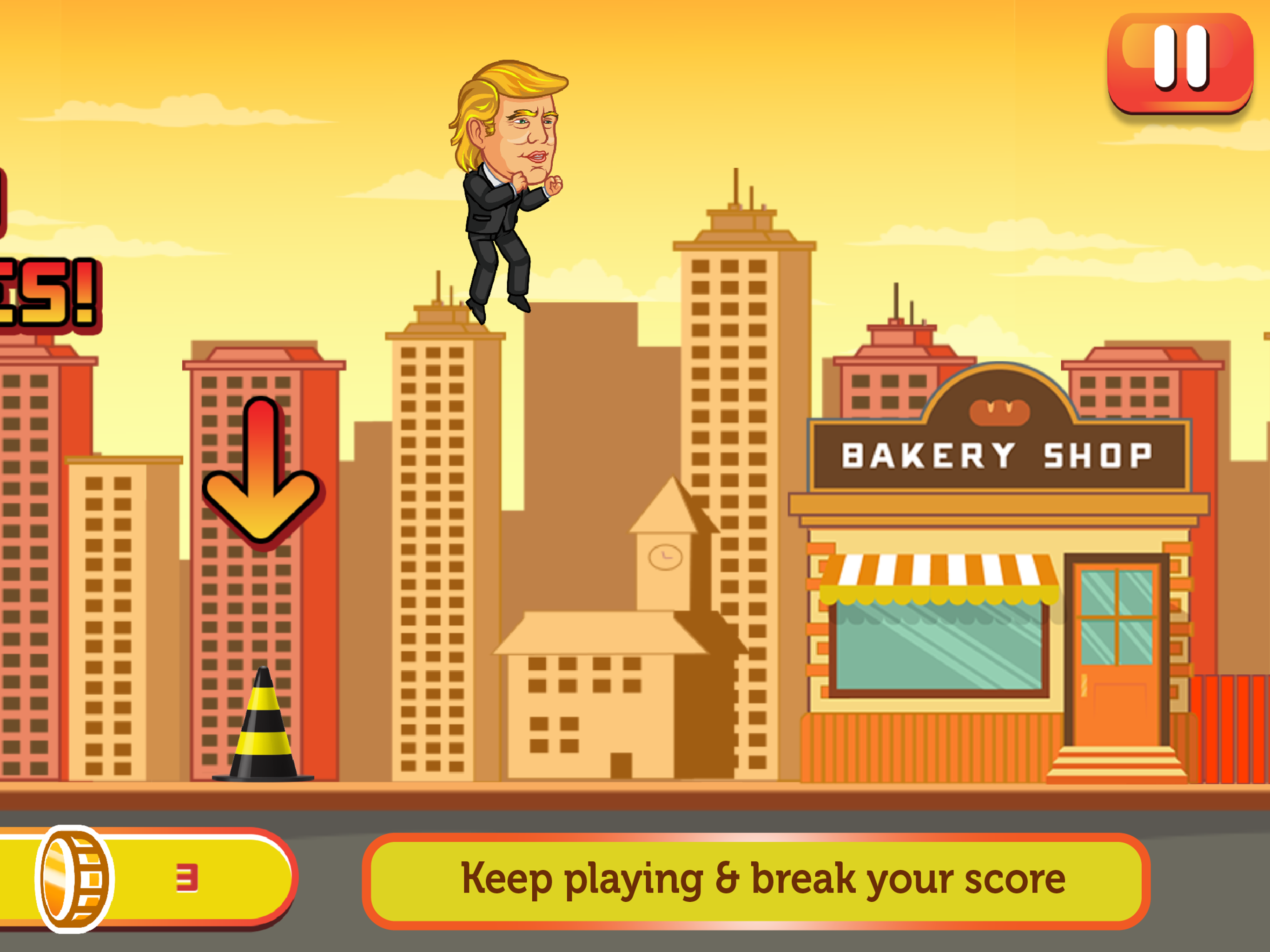 Trump Jump -Mr. President Game screenshot 8