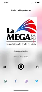 Radio La Mega Osorno screenshot #3 for iPhone