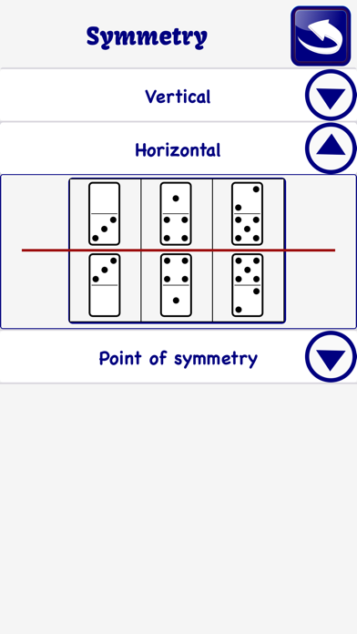 Domino psychotechnical test Screenshot
