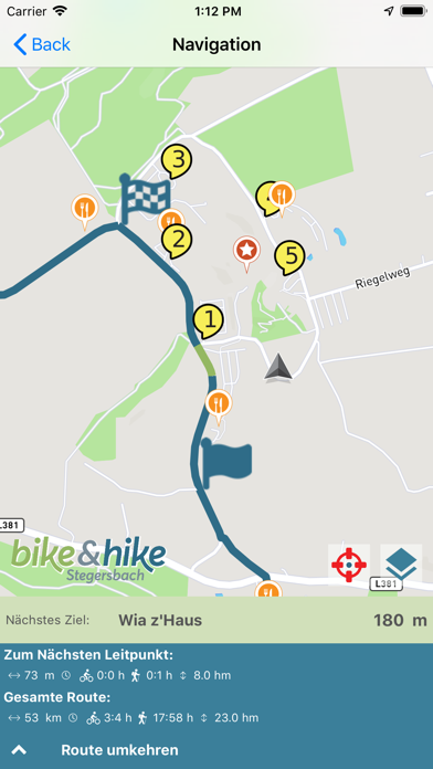 bike&hike Screenshot