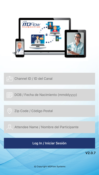 Screenshot #1 pour MDFlow TeleMedicine