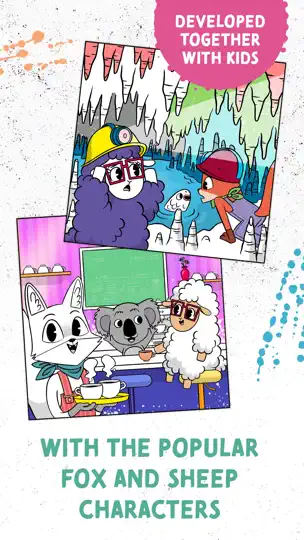Coloring Fun With Fox & Sheep iPhone Screenshot 5