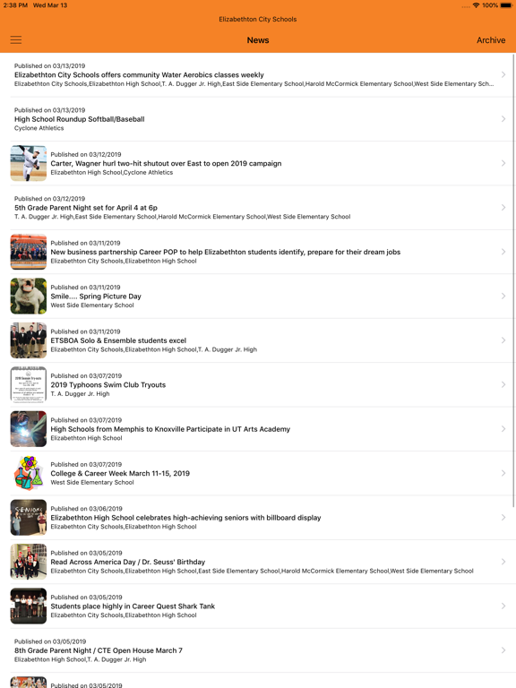Screenshot #5 pour Elizabethton City Schools