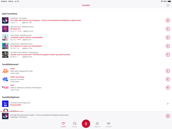 Screenshot #4 pour Radiot.fi