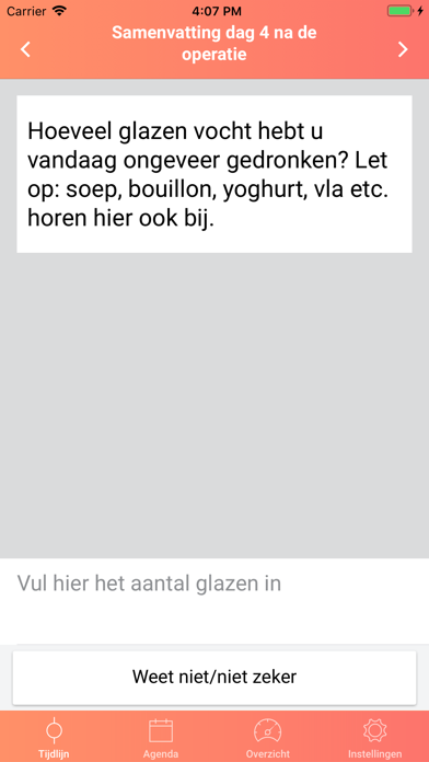 ERAS-APPtimalisatie Screenshot