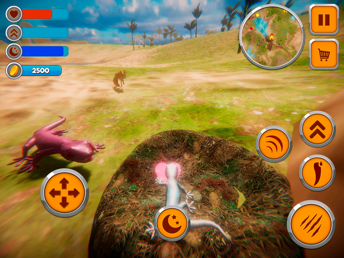 Lizard Life Survival Simulator