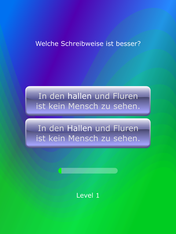 Screenshot #5 pour Groß- und Kleinschreibung 1