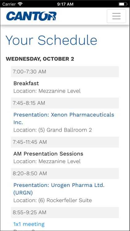 Cantor Conferences screenshot-4