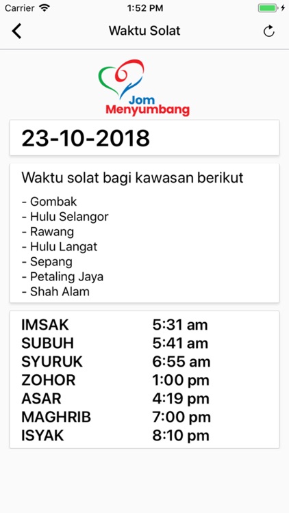 solat asar petaling jaya