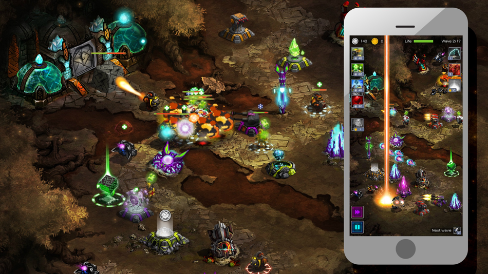 #5. Ancient Planet Tower Defense (iOS) 由: Dmitri Isaenkov