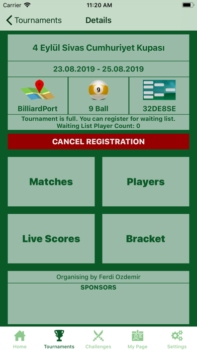 Screenshot #2 pour Billiardport