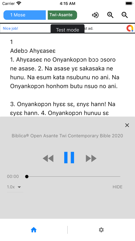 #4. Twi bible asante (with audio) (iOS) 由: PREMIER TECH LAB
