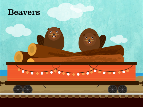 Peek-a-Zoo Train: Toddler Fun iPad screenshot 4 - Education app