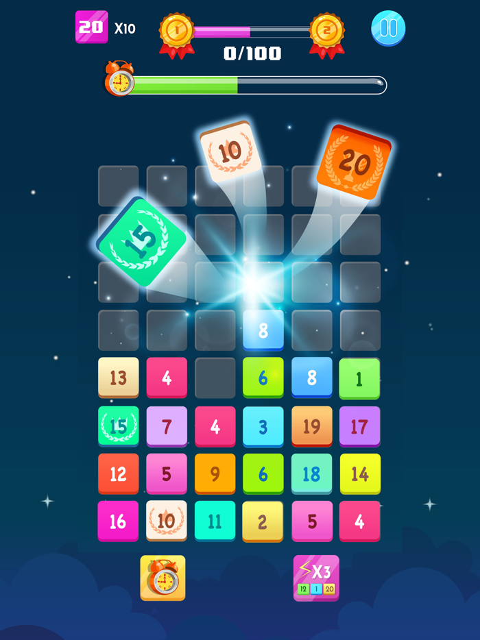 Number Blocks - Merge Puzzle