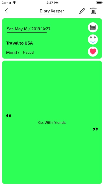 Diary Keeper - Notes