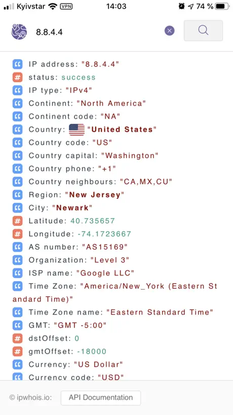 IP Geolocation