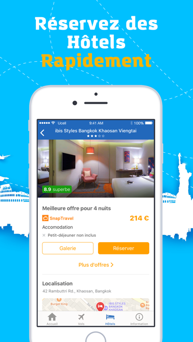 Screenshot #2 pour Voyage. Vol, Hôtel et Guide