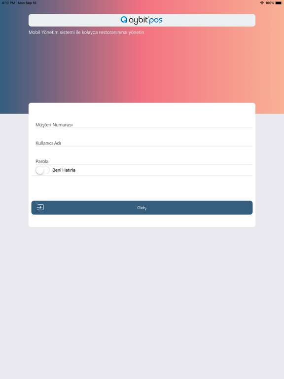 Screenshot #4 pour AybitPOS Patron
