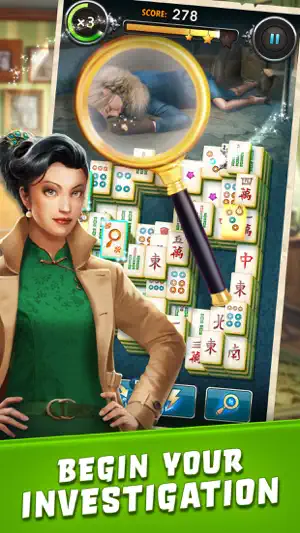 Mahjong Crimes screenshot 2
