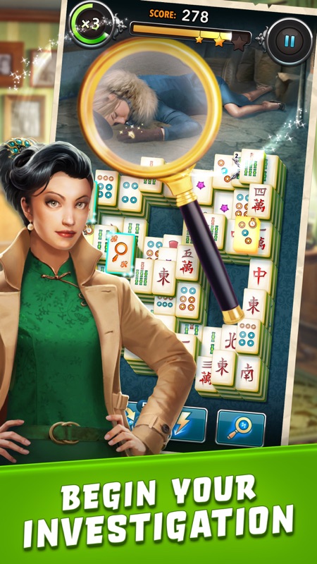 Mahjong Crimes screenshot 2