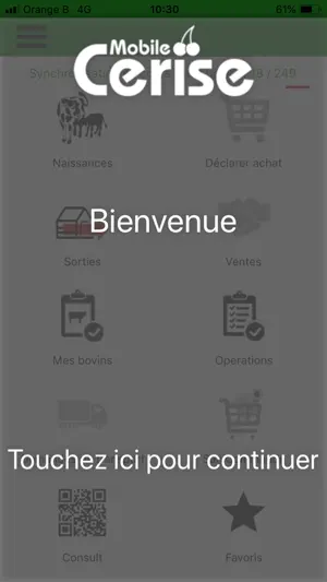 Mobile Cerise Bovin screenshot 2