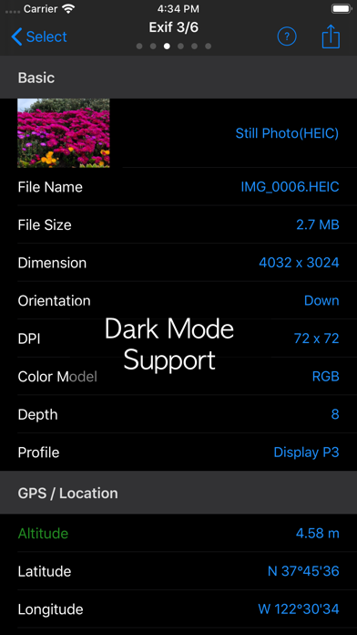 EXIF - Editor & Extension Screenshot