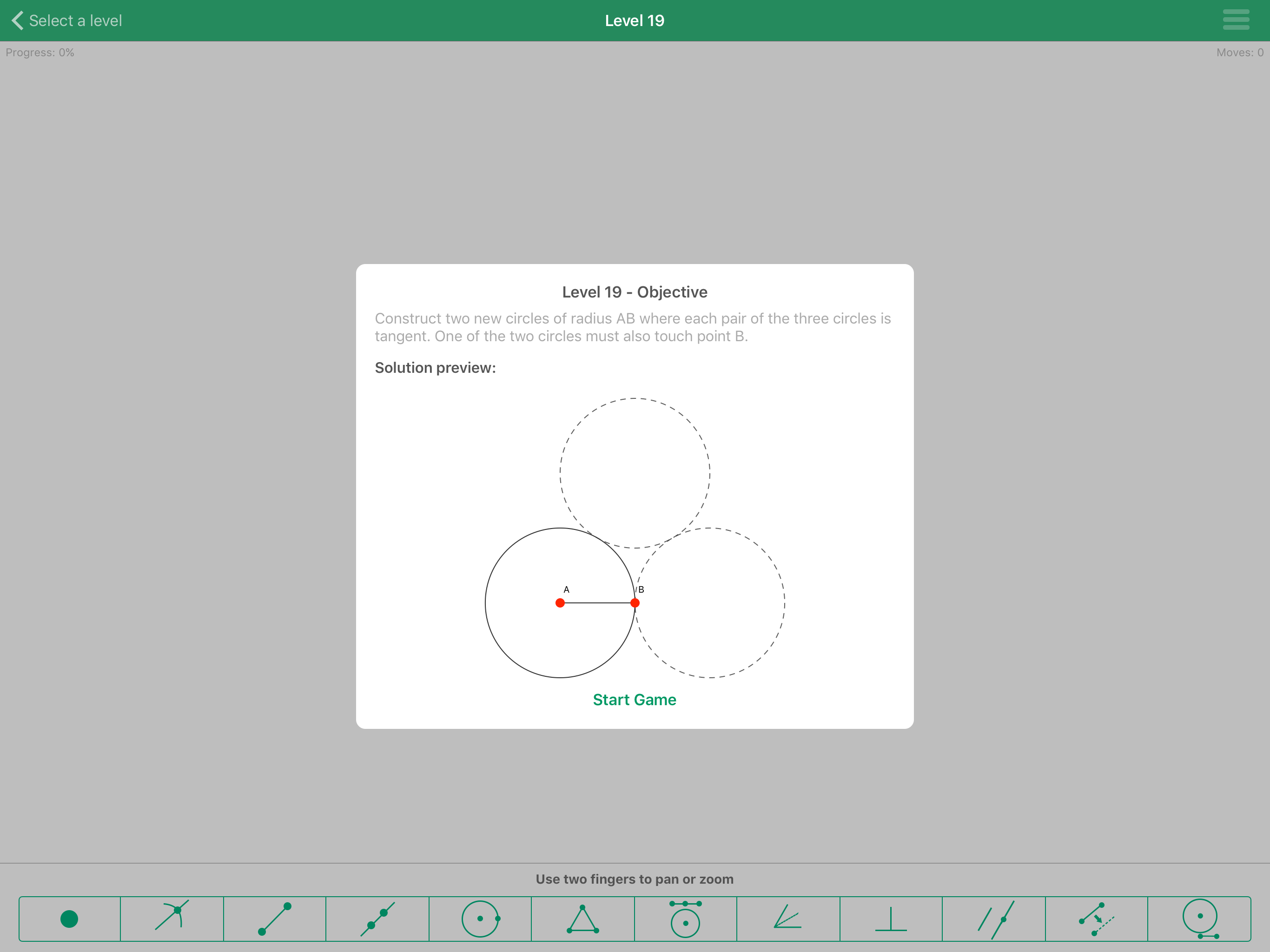 Geomaster - A geometrical game