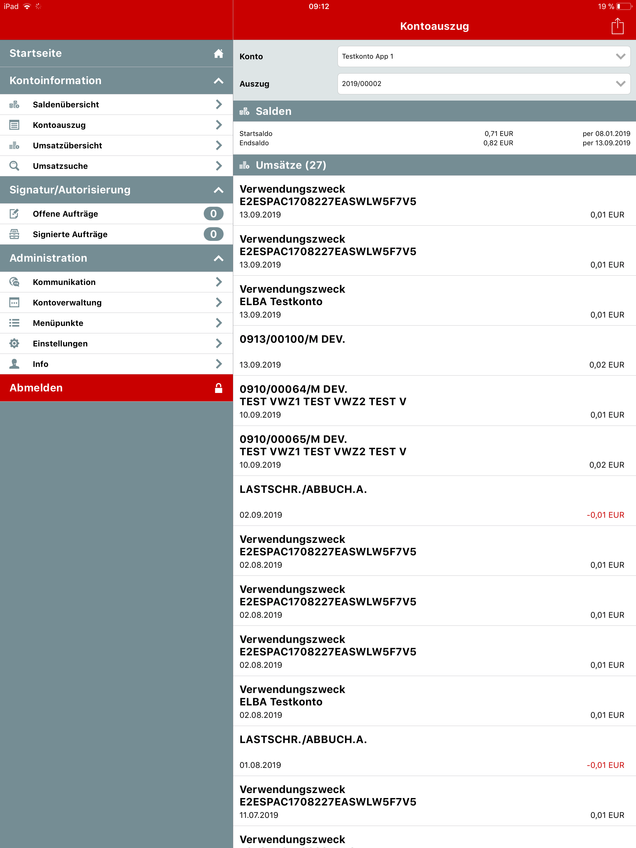 Oberbank Business App screenshot 7