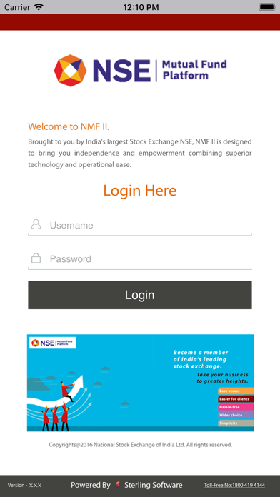 NSE NMF II Screenshot
