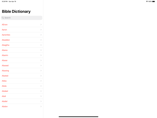 Screenshot #4 pour Bible Dictionary : Offline