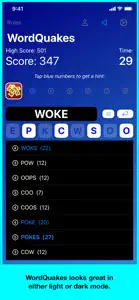 WordQuakes screenshot #7 for iPhone