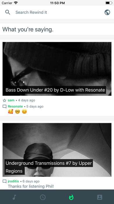 Rewind It Radio iPhone screenshot 5 - Music app