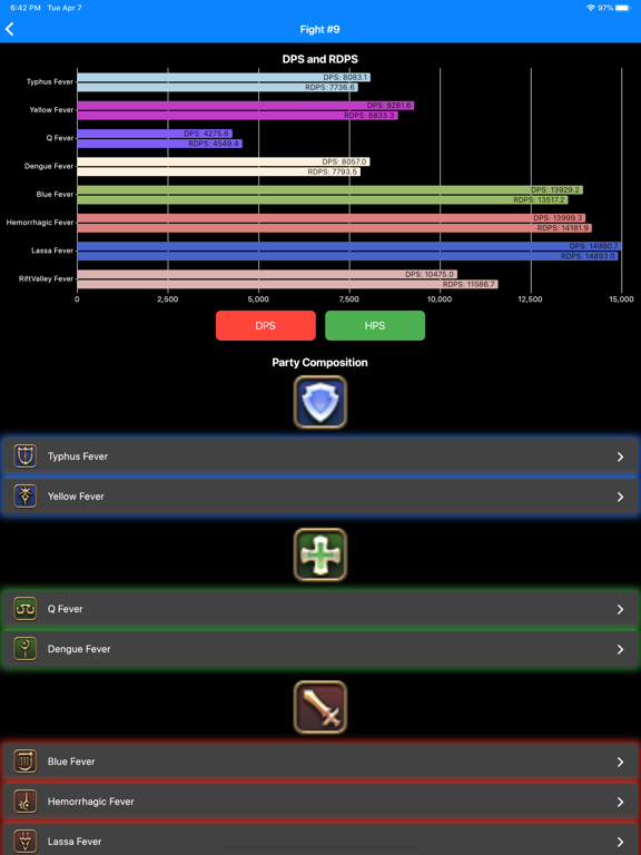 Screenshot #6 pour FFXIV Battle Logs