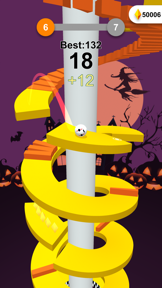 Jump Ball-Bounce On Tower Tile screenshot