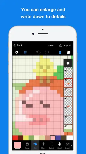 Скриншот Pixelable - Pixel Art Editor на iPhone 2