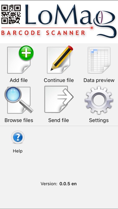 LoMag Data Scanner & Inventory Screenshot