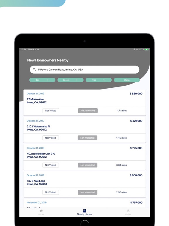Screenshot #6 pour NHO Territory Marketing